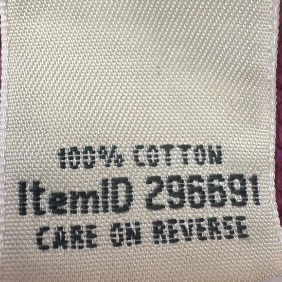 L.L. Bean Ribbed Open Front Mauve Cardigan Shawl Collar 100% Cotton Medium - Picture 8 of 9